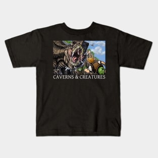 Caverns & Creatures: The Land Before Tim Kids T-Shirt